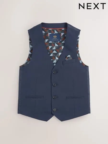 Dark Blue Waistcoat (12mths-16yrs)