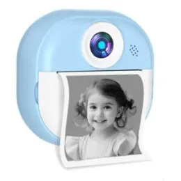 Kogan Kids Instant Print Digital Camera with Games (Blue, 4 Rolls)