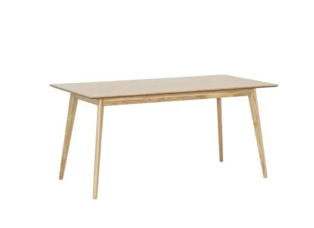 Tafel Ingo 160x80cm - eik massief & decor - naturel