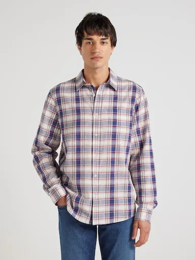 Just Jeans Linen Blend Check Shirt