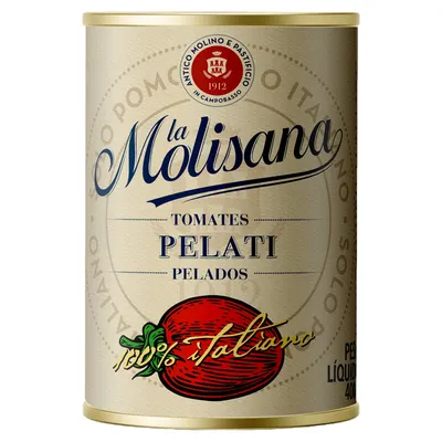 tomate pelado la molisana 400g