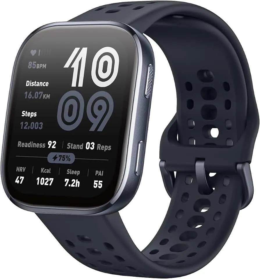 Amazfit Bip 6 Smart Watch, 1.97" AMOLED Display, GPS, iOS/Android | 46mm, 14-Day Battery, Bluetooth Call & Text, Water-Resistant, Free Maps, AI, Health & Sleep Tracker, 140+ Workout Modes