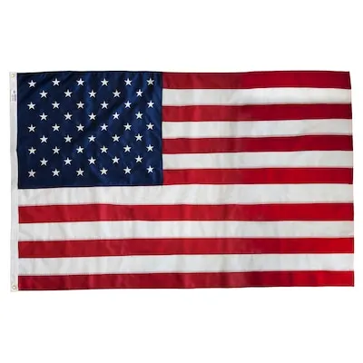 2 -Pack 2.92-ft W x 1.42-ft H American Bunting flag