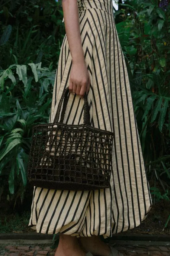 BRAIDED MINI TOTE BAG