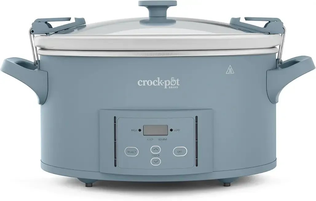 Crock-Pot® Design Series 7-Quart Programmable Slow Cooker, Morning Haze Blue