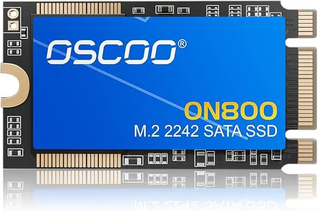 1TB M.2 2242 SATA III SSD, Up to 550MB/s Read & 500MB/s Write, 3D TLC NAND, Internal SSD for Laptops, Mini PCs -Intel NUC, Zotac ZBOX, Ultrabook, Desktops, B+M Key – Not Compatible with NVMe Slots