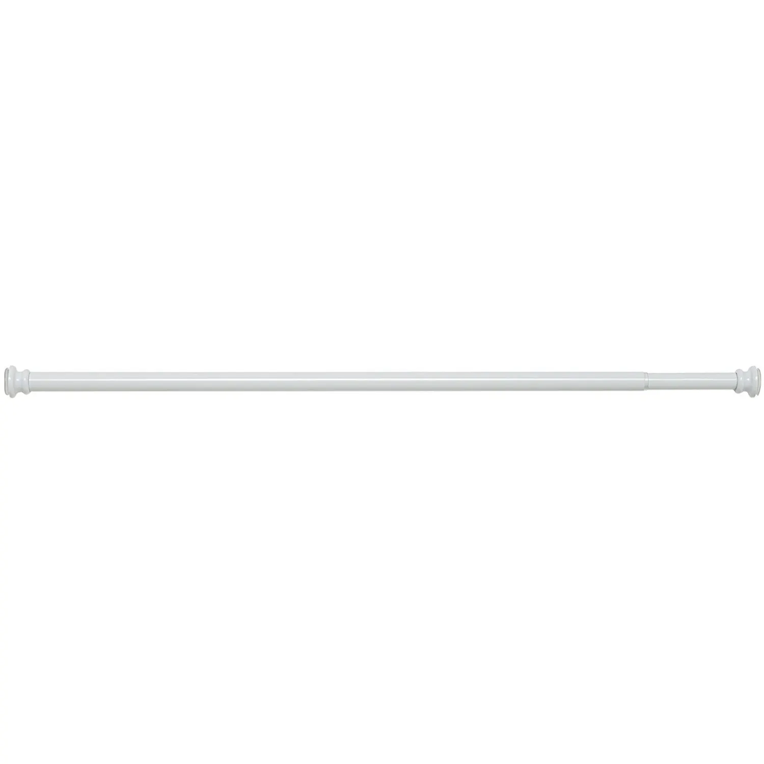 Asta doccia in alluminio bianco estensibile da 80 a 135 cm