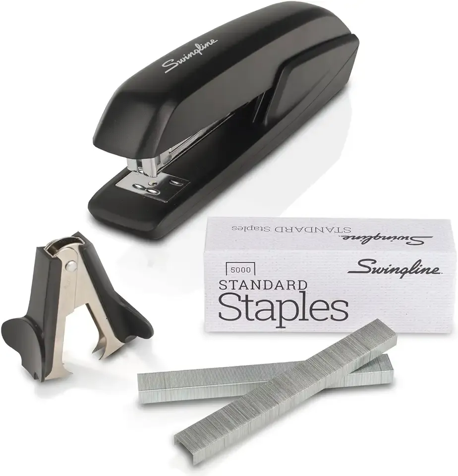 Swingline Stapler Value Pack, 20 Sheet Capacity, Jam Free, includes Standard Stapler, 5000 Staples and Staple Remover, Black (54551)