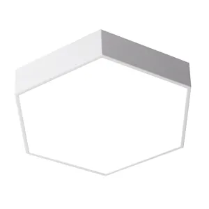 Plafoniera LED Gunza Ø 25 cm bianco IP44 bianco naturale INSPIRE