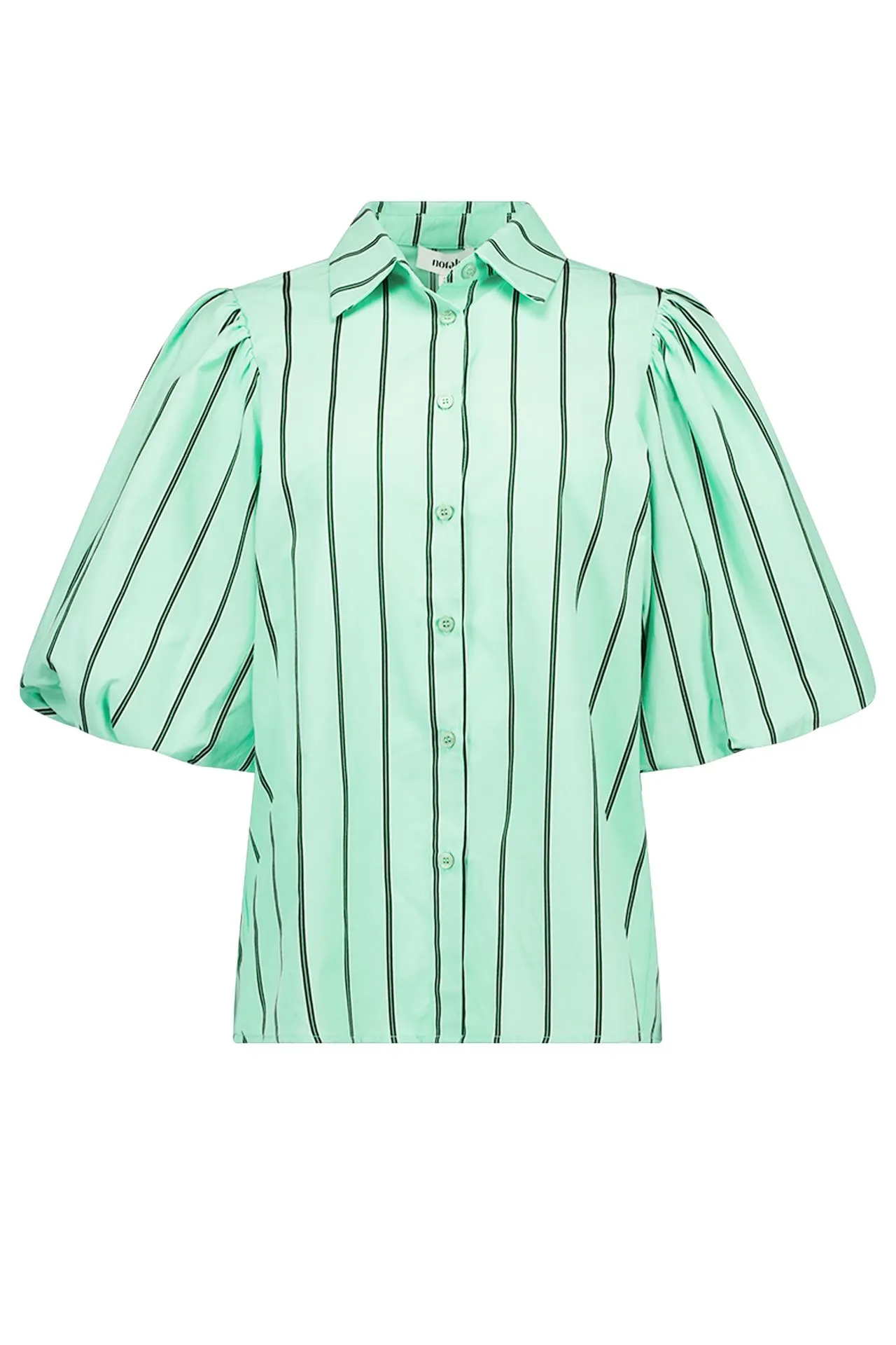 Groene gestreepte blouse