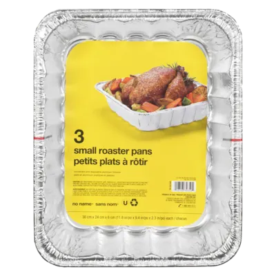 Small Roaster Pans, 3 pack
