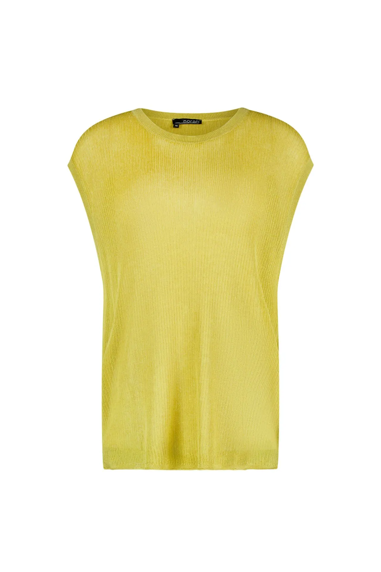 Groene fijngebreide top