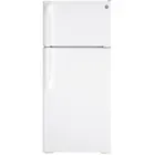 GE 16.6 CuFt Top-Mount Refrigerator in White