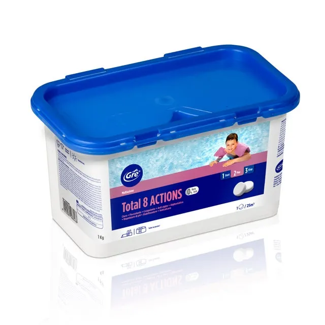 Cloro in pastiglie GRE 8 azioni 1 kg