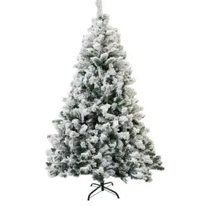 Árbol de Navidad Nevado Artificial con Nieve Blanco 240cm