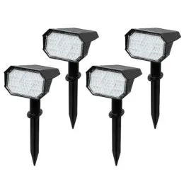 RGB Solar Garden Spot Lights (4 Pack)
