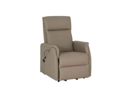 Relaxzetel Pope - elektrisch - lederlook - earth