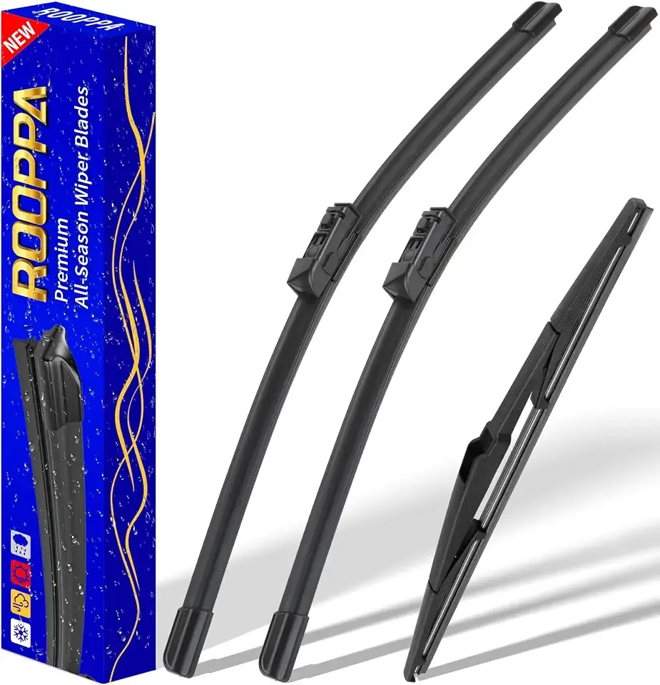 3 Wipers Fits Mazda CX-5 CX5 2017-2025 CX-9 CX9 2017-2023 Wiper Blades