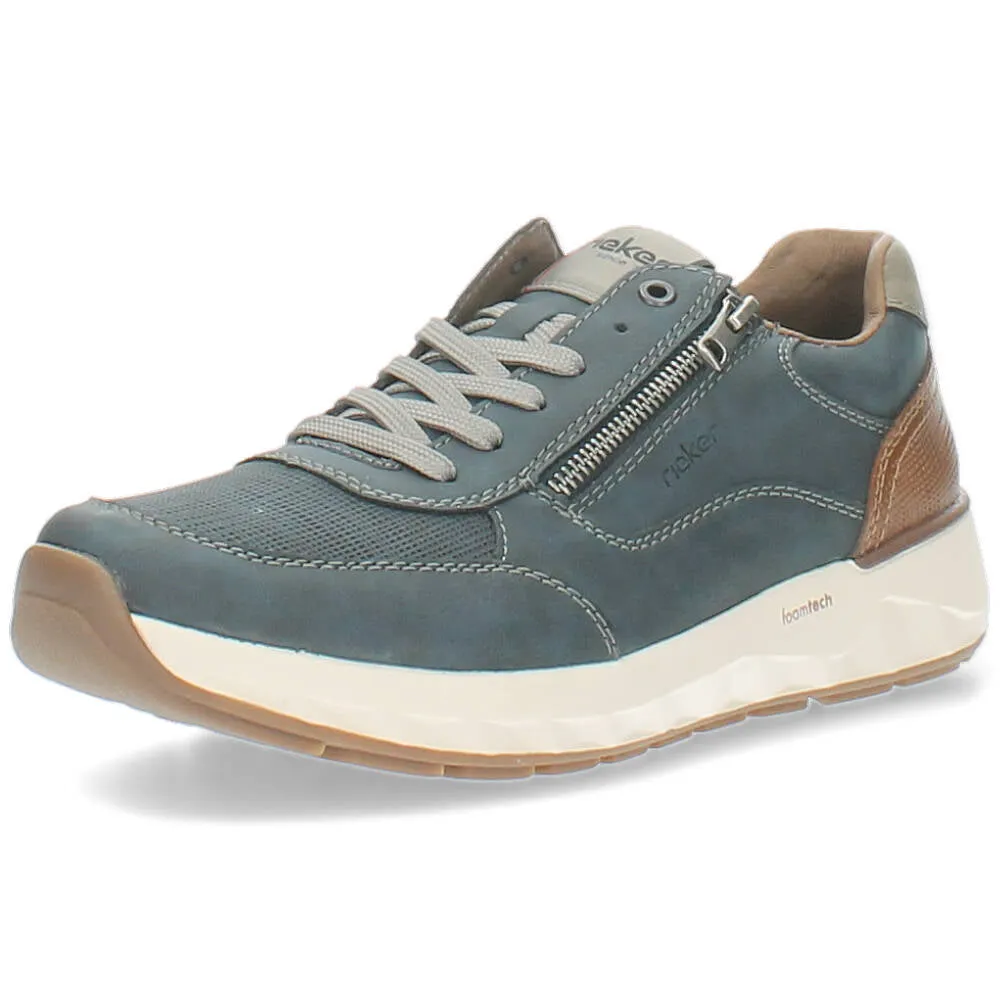 blauwe sneaker