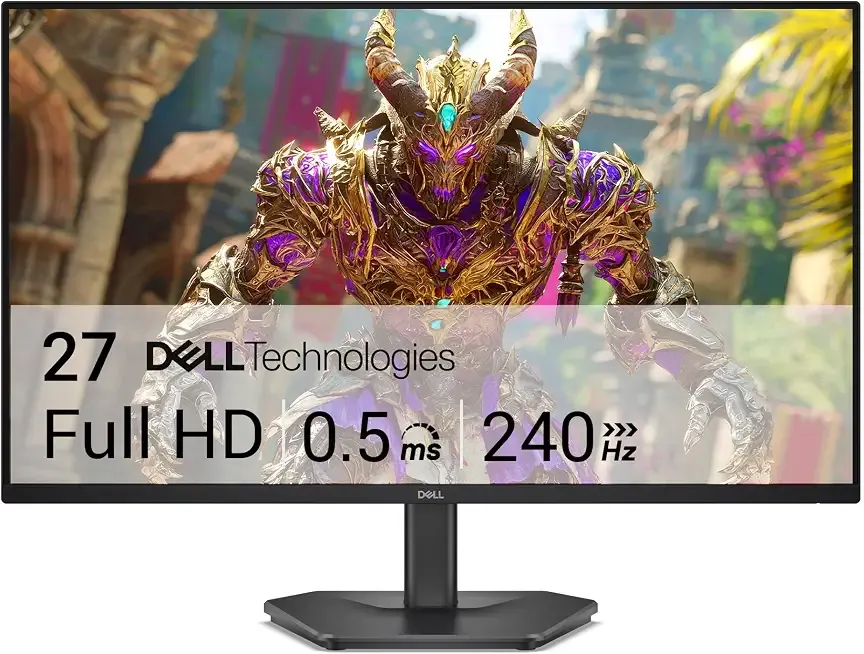 27 240Hz Gaming Monitor - SE2726HG - 27-inch FHD (1920x1080) 240Hz Display, in-Plane Switching (IPS) Technology, AMD FreeSync Premium, TÜV 3-Star, 2X HDMI, DisplayPort 1.4, Tilt