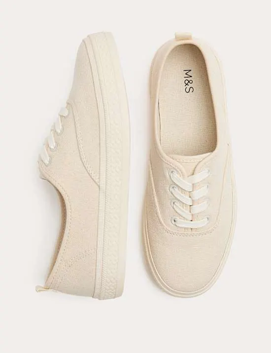 Canvas Plimsoll Trainers