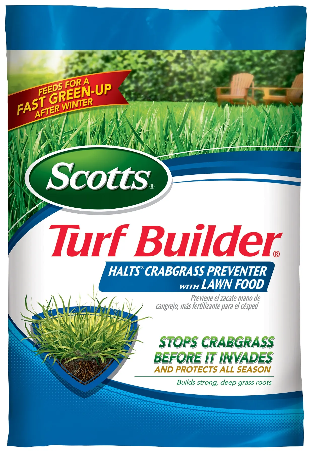 Turf Builder Halts Crabgrass Preventer with Lawn Food 13.35-lbs. 5000-sq ft Pre-Emergent Crabgrass control