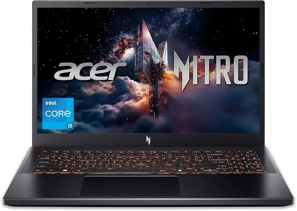 acer Nitro V Gaming Laptop | Intel Core i5-13420H Processor | NVIDIA GeForce RTX 4050 Laptop GPU | 15.6" FHD IPS 165Hz Display | 8GB DDR5 | 512GB Gen 4 SSD | Wi-Fi 6 | Backlit KB | ANV15-52-586Z