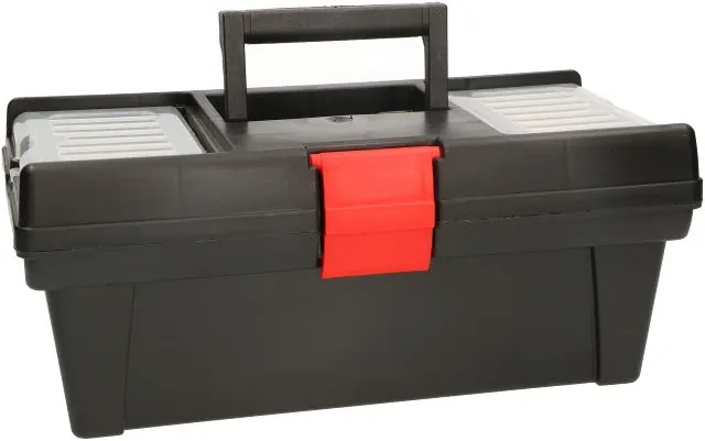 Cassetta porta attrezzi - Valigetta porta attrezzi - 12"/30 cm - Organizer pratico per attrezzi con due scomparti - KOTARBAU