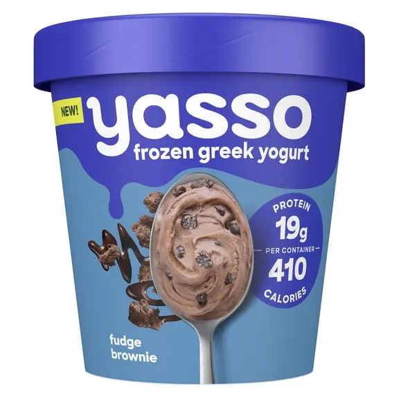 Yasso Fudge Brownie Frozen Greek Yogurt, 14 fl oz