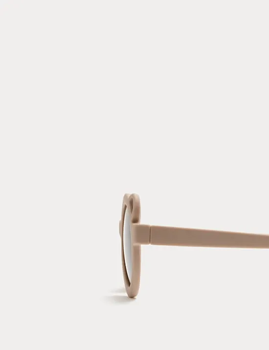 Baby-Sonnenbrille mit flexiblem Rahmen und Bärendesign