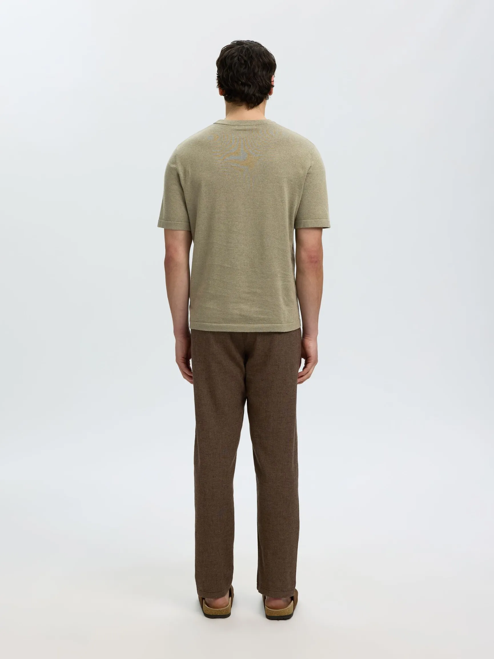 100 % BOMULL STRIKKET TOPP