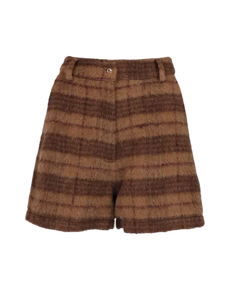 Tailored Shorts - Brun
