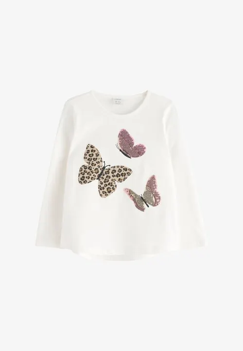 LEO - Topper langermet - light dusty white