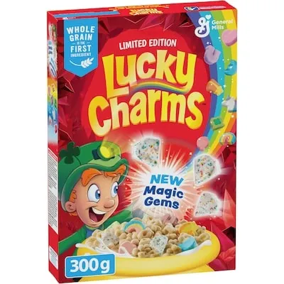 Lucky Charms Breakfast Cereal with Marshmallows, Whole Grains