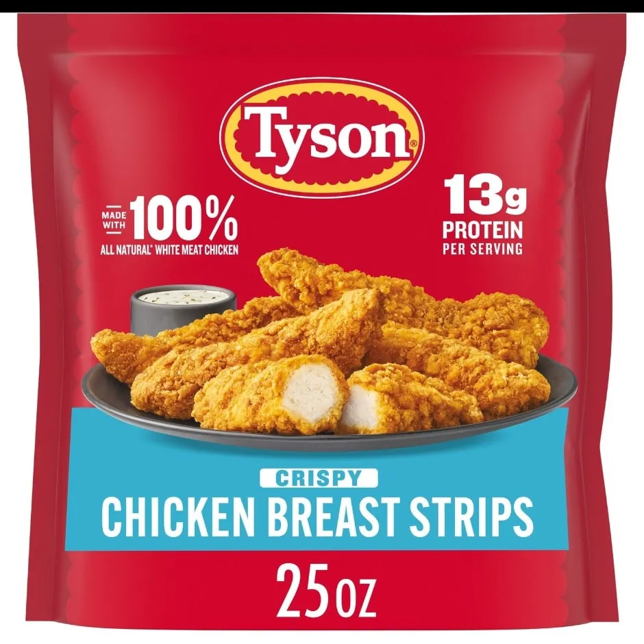 Tyson Frozen Crispy Chicken Breast Strips, 25 oz.