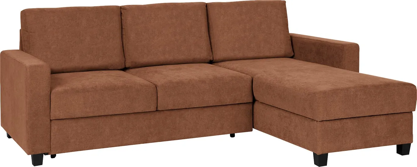 Trento sovesofa 3-seter m/sjeselong Stoff Bloq