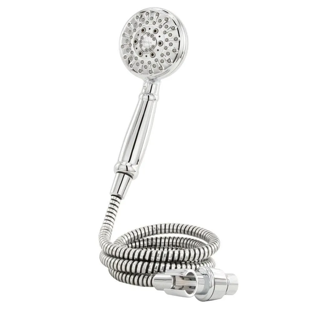 MOEN Banbury 5-Setting 4-Inch Diameter Handheld Shower Head in Chrome