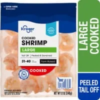 Kroger® Large Shrimp Cooked Peeled & Deveined Tail Off