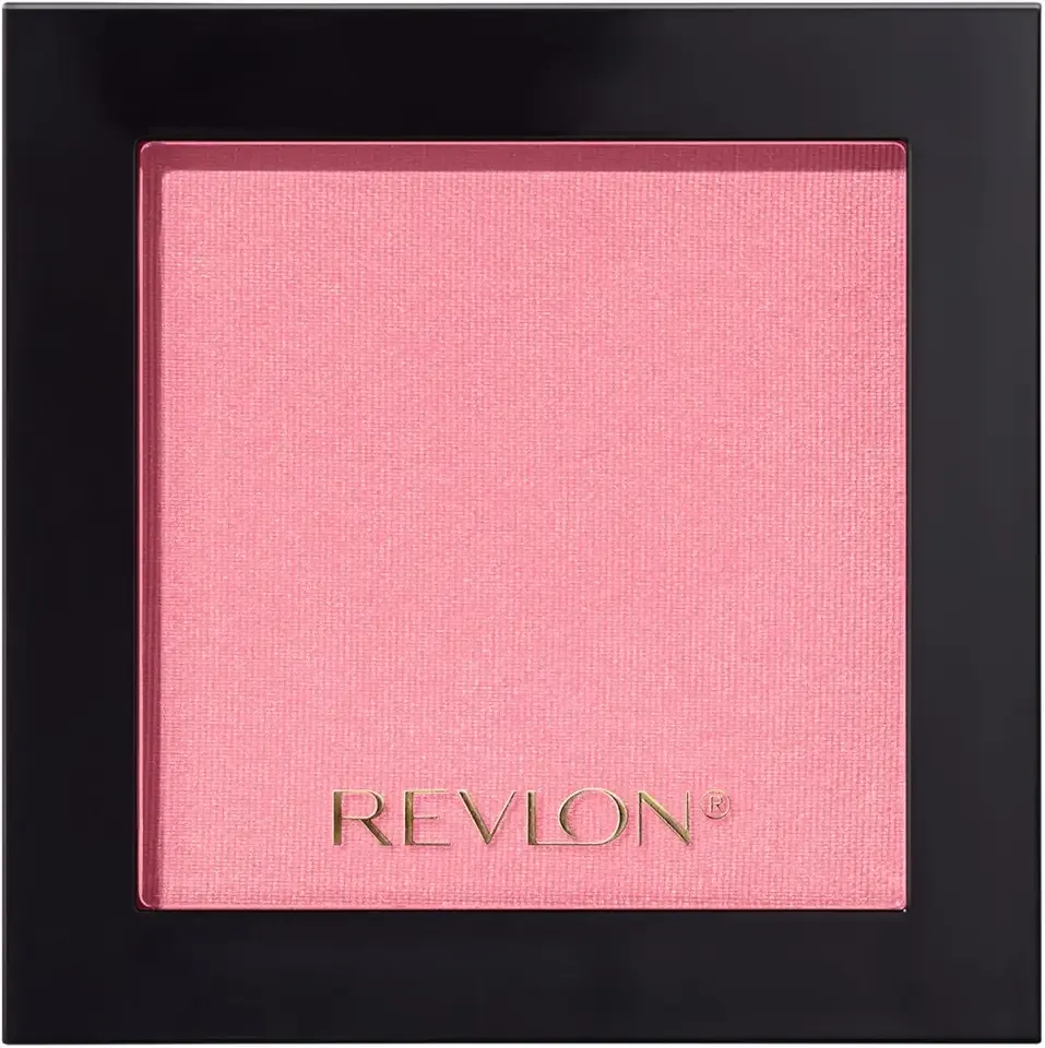 Revlon Powder Blush Face Makeup, High Impact Buildable Color, Lightweight & Smooth Finish, 014 Tickled Pink, 0.17 oz