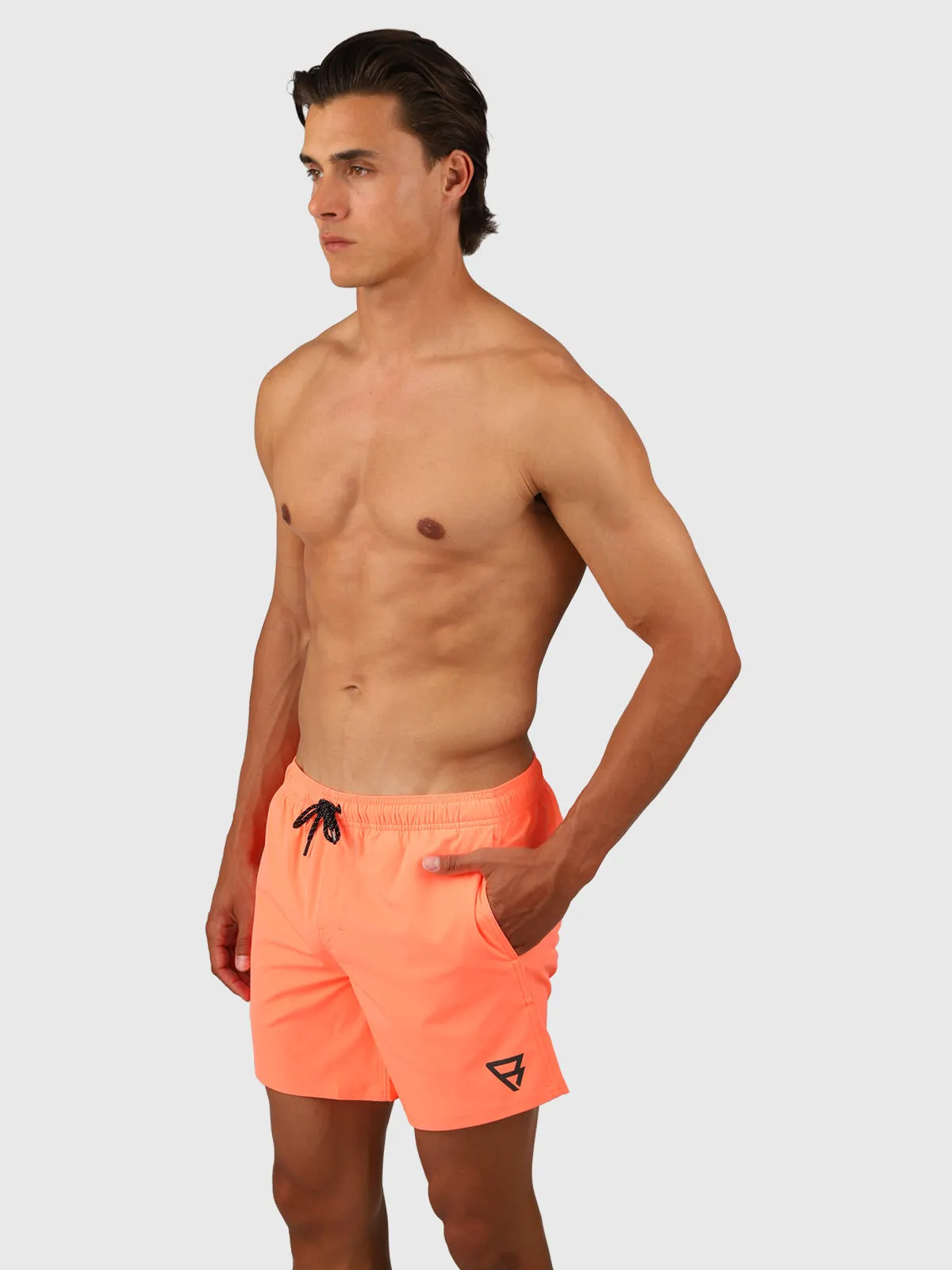 Bru-conic Men Swim Shorts | Flamingo