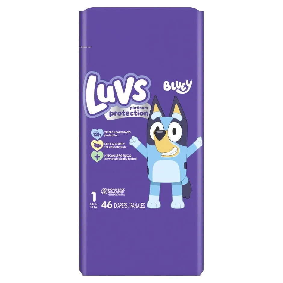 Luvs Size 1 Baby Diapers, 48 ct.