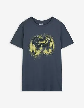 T-shirt - Stampa frontale - celeste