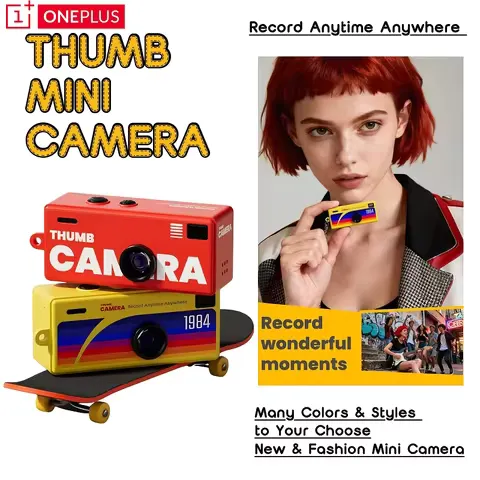 Oneplus 1080p Digital Camera 0.96 Inch Very Small Camcorder Video Retro Keychain Camera Support Memory Card Recorder With Flash