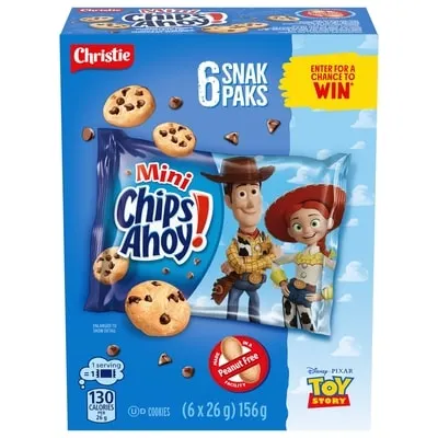 Chips Ahoy! Mini Chocolate Chip Cookie Snack Packs