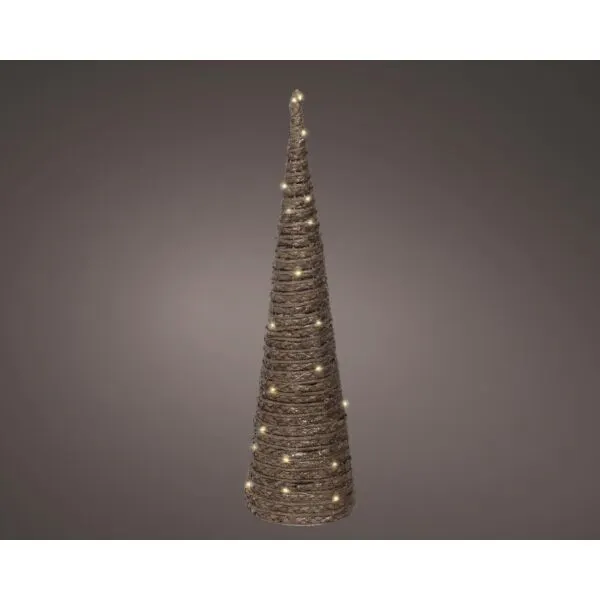 Lumineo LED Cone Bruin 80cm - Warme Sfeerverlichting Binnen