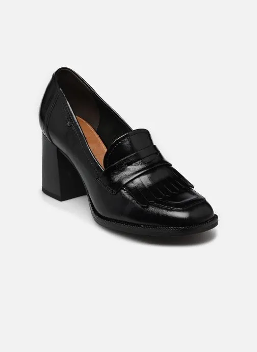 Mocassins 24454-47 dames zwart