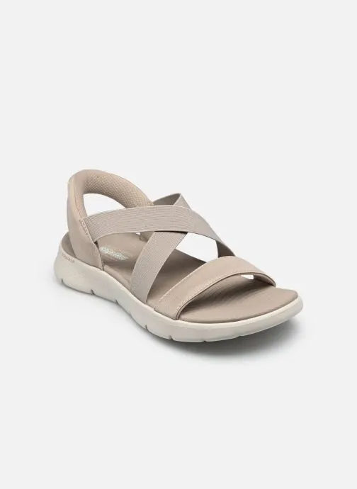 Sandalen SLIP-INS Go Walk Flex Sandal - Glimmer dames beige