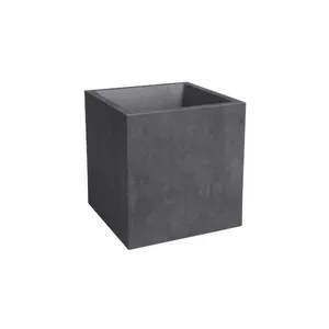 Coprivaso autoirrigante Sydney NATERIAL in polipropilene antracite H 29.5 x L 29.5 cm