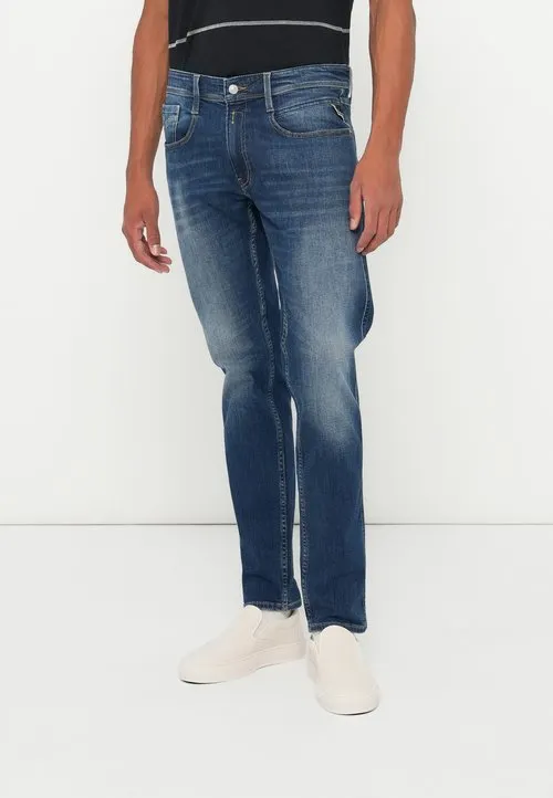 ANBASS - Jeans slim fit - dark blue