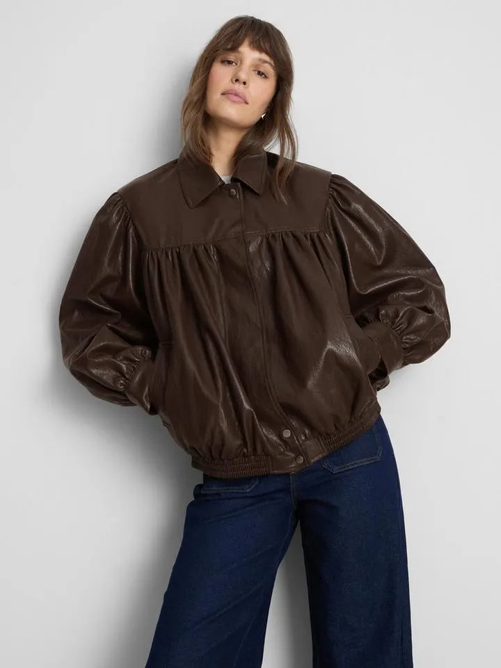 Blouson en simili cuir Paula Echevarría